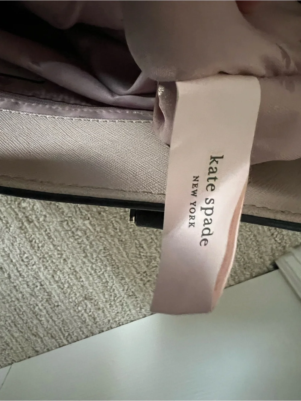 kate spade Tricolor Structured Tote — Blush, White & Black